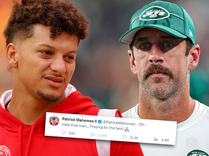 Chiefs vs Jets: Aaron Rodgers send a disrespectful Message to Patrick Mahomes