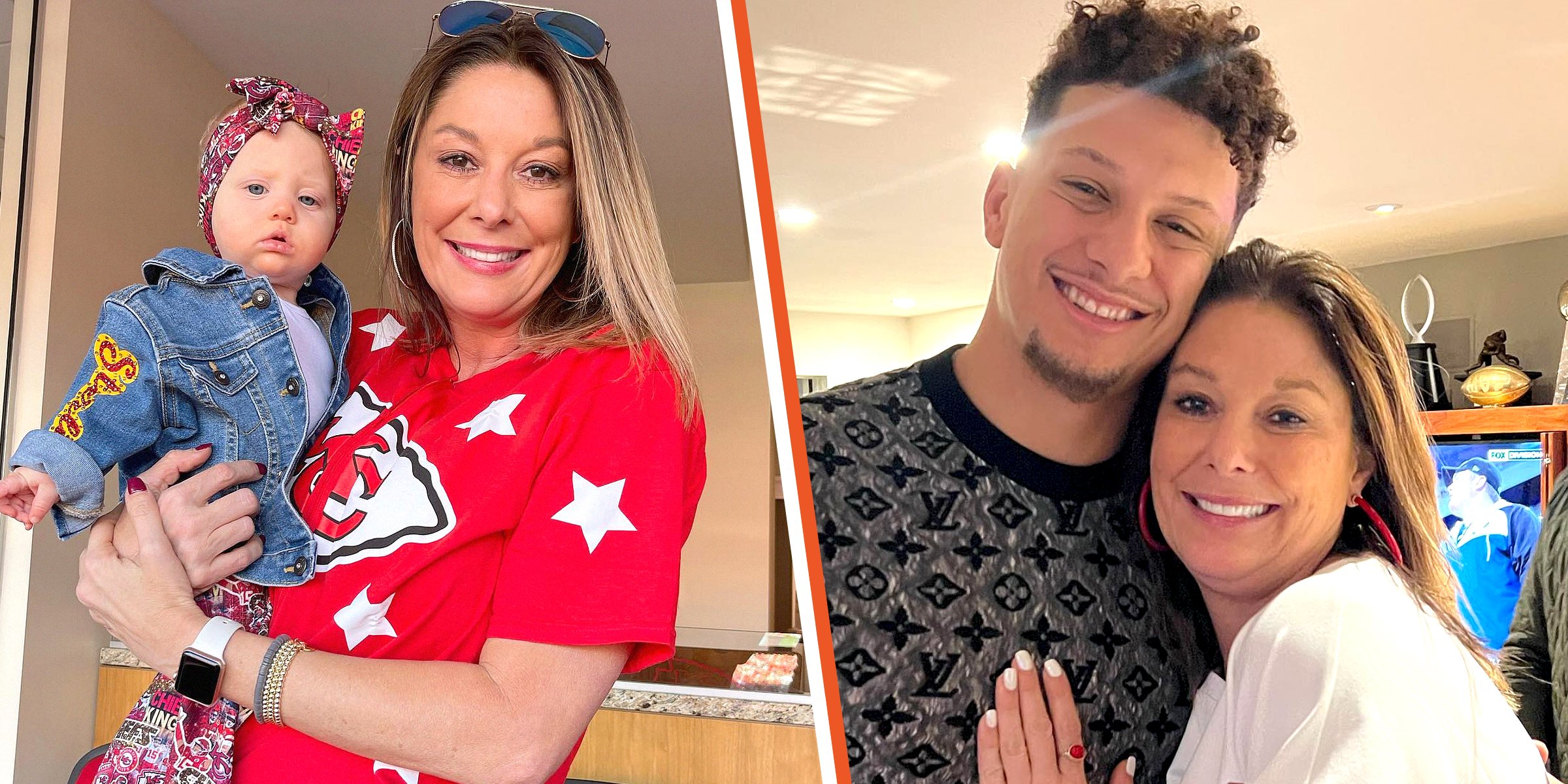As the Chiefs ride out to face off agains the Jets, Patrick Mahomes Mom Randi shares an adorable picture of her family ahead of the match.