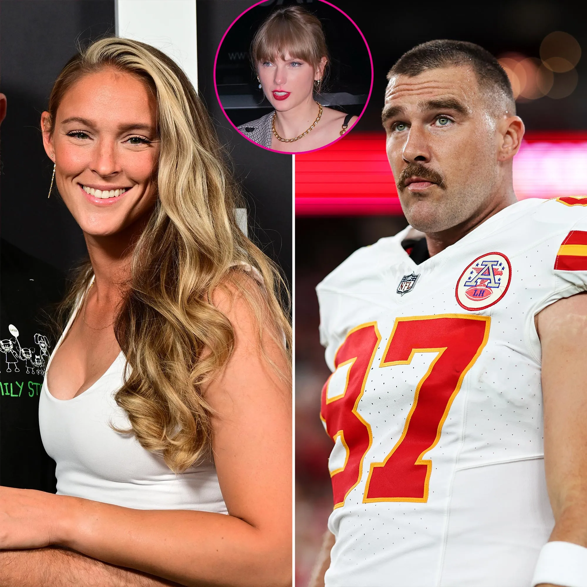 Kylie Kelce Told Travis Kelce to Fall in Love While Rocking His Mustache — and Then He Met Taylor Swift