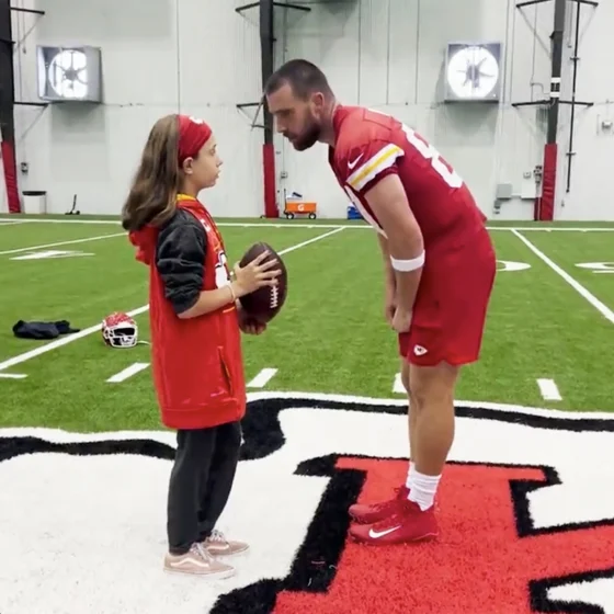 "Travis was a jokester," says the mom of Myka Eilers, who met her NFL idols Patrick Mahomes and Travis Kelce as part of her Make-A-Wish experience in 2022.