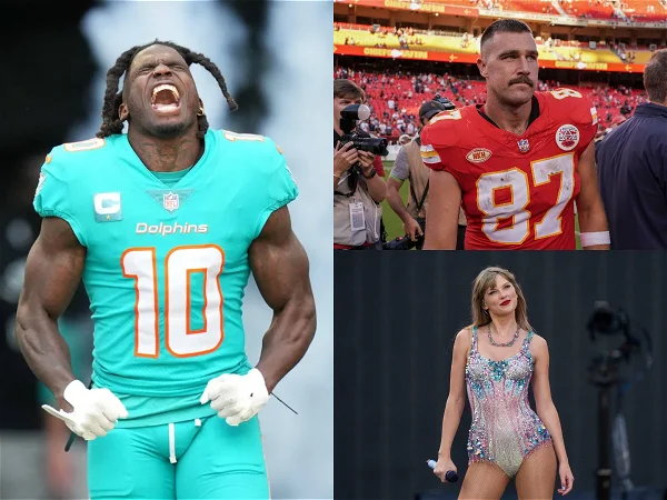 Tyreek Hill claims Travis Kelce is ghosting him because of Taylor Swift