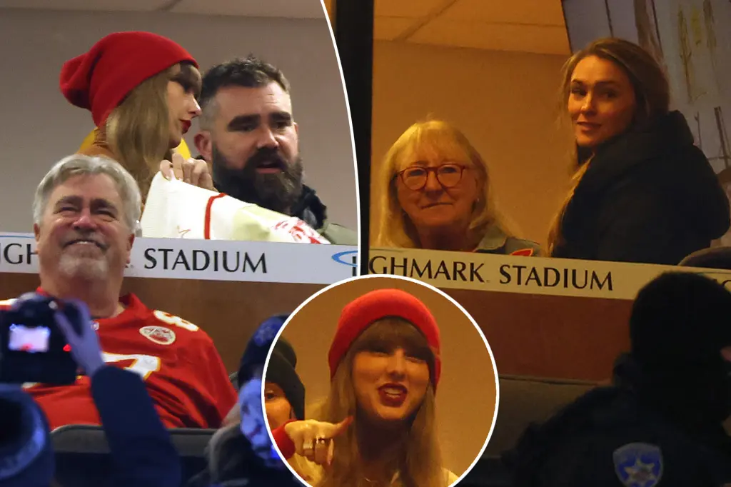 LOOK ' Jason Kelce Sweet Hugged Taylor Swift , Unite to Cheer for Travis Kelce at Chiefs Game