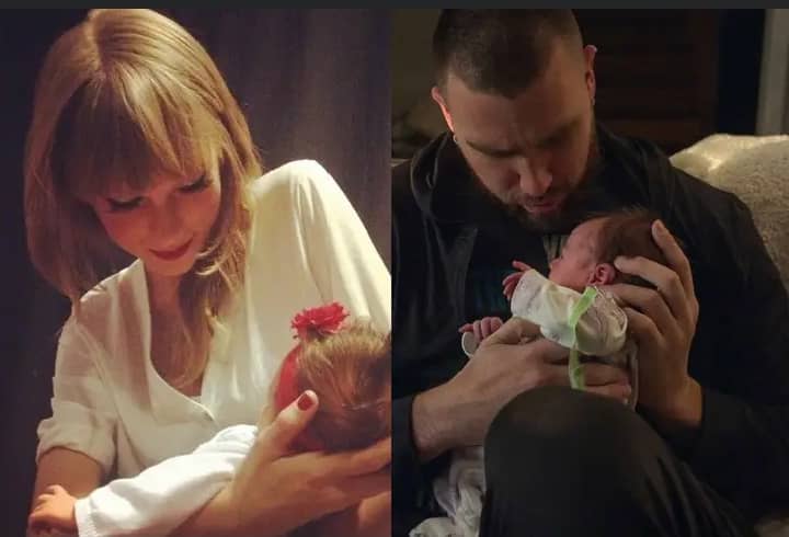 watch : Taylor swift make it clear that she want kids with Travis Kelce. and It's junior Travis she wants first !! 