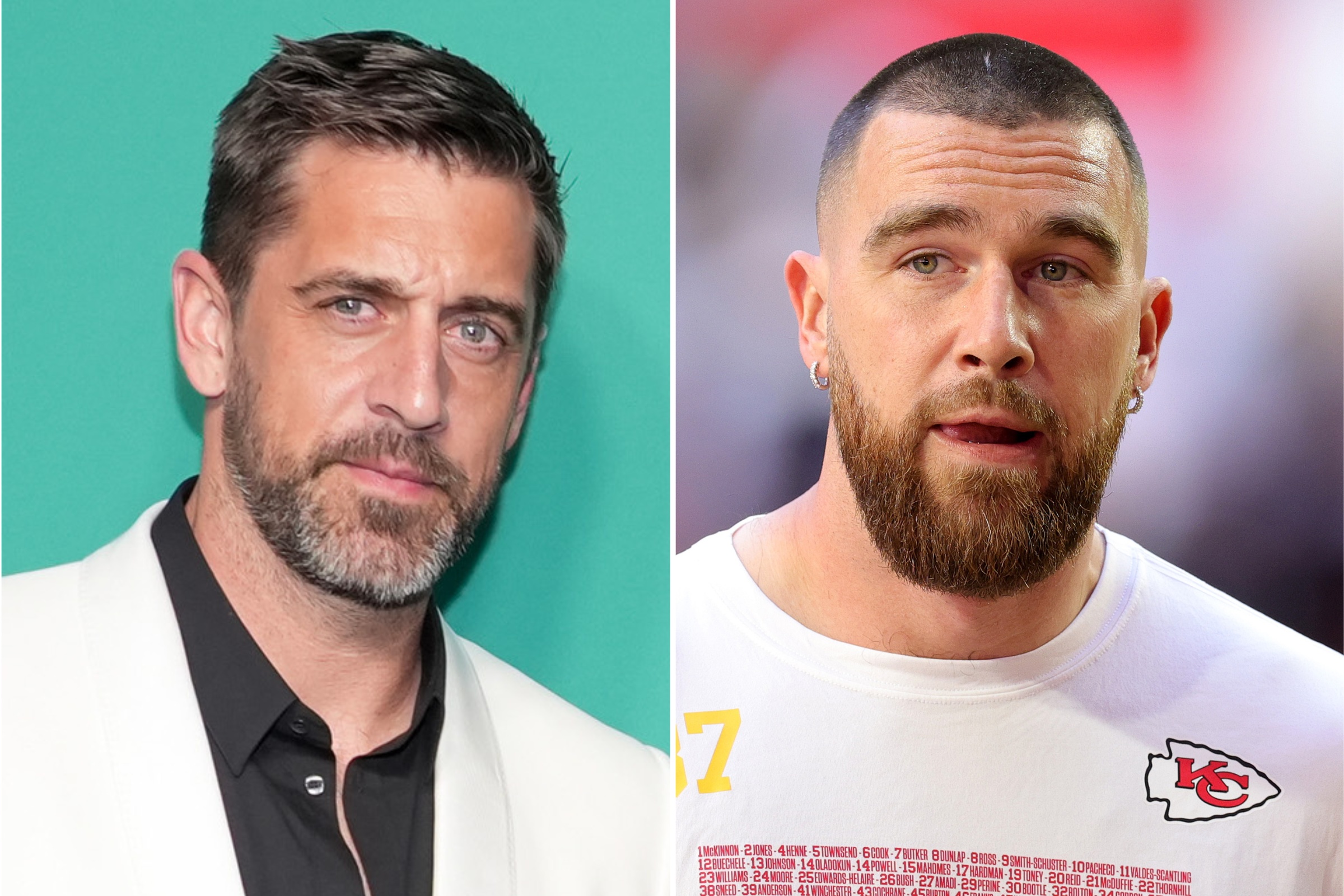  Aaron Rodgers Send  Arrogant and Disrespectful Message  to Travis  Kelce after missing Taylor's special day ' worst boyfriend, I could do better  than him '