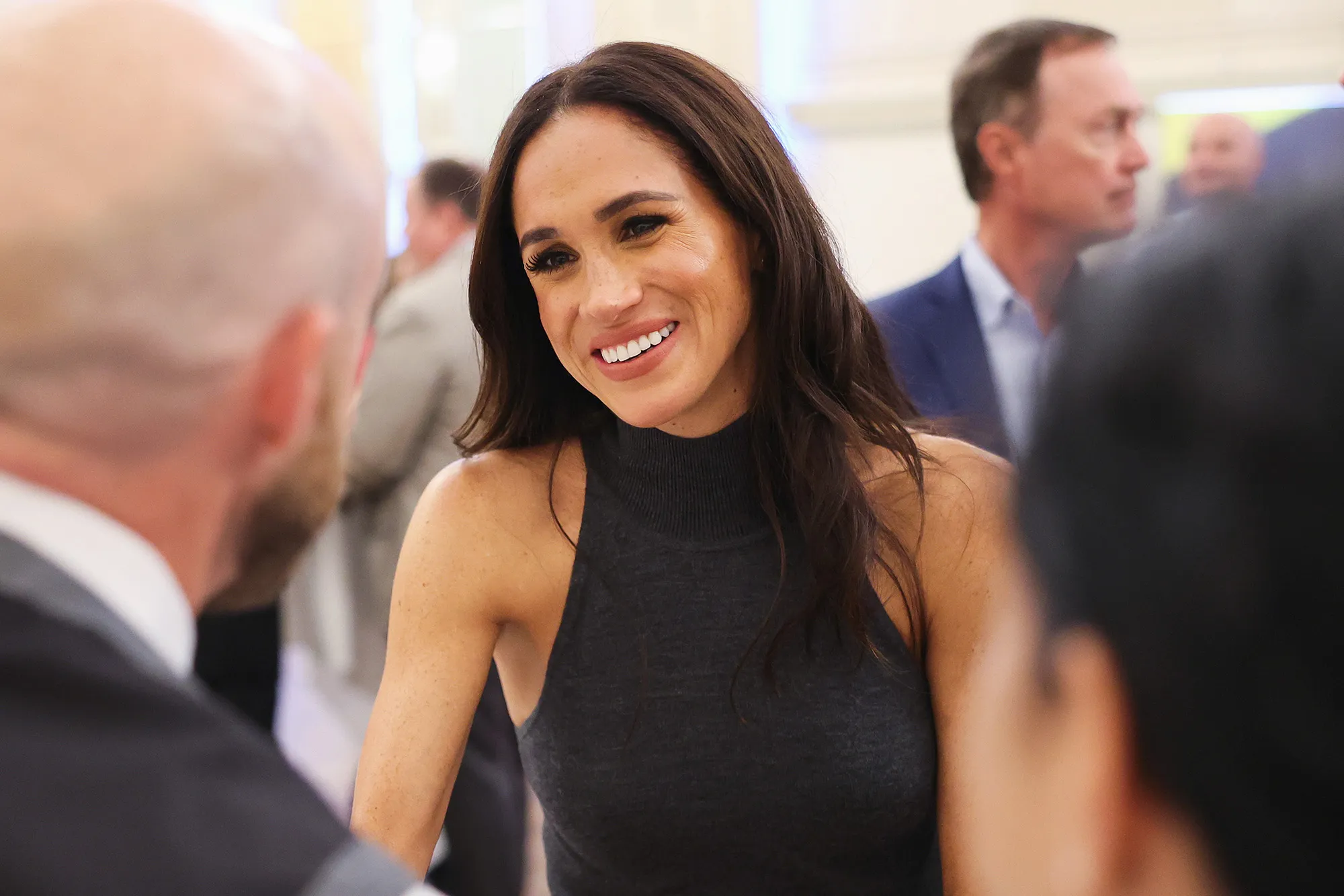 Meghan  Markle Says It's 'Sad' and 'Disrespectful' That Women Go After Her Husband , warned  woman not to pose next to Prince Harry