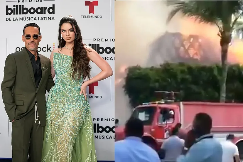 BREAKING: Fire ravages 'El Oasis', Marc Anthony's luxurious residence in Dominican Republic: In images shared on social media, a large column of smoke that alerted the emergency services could be seen