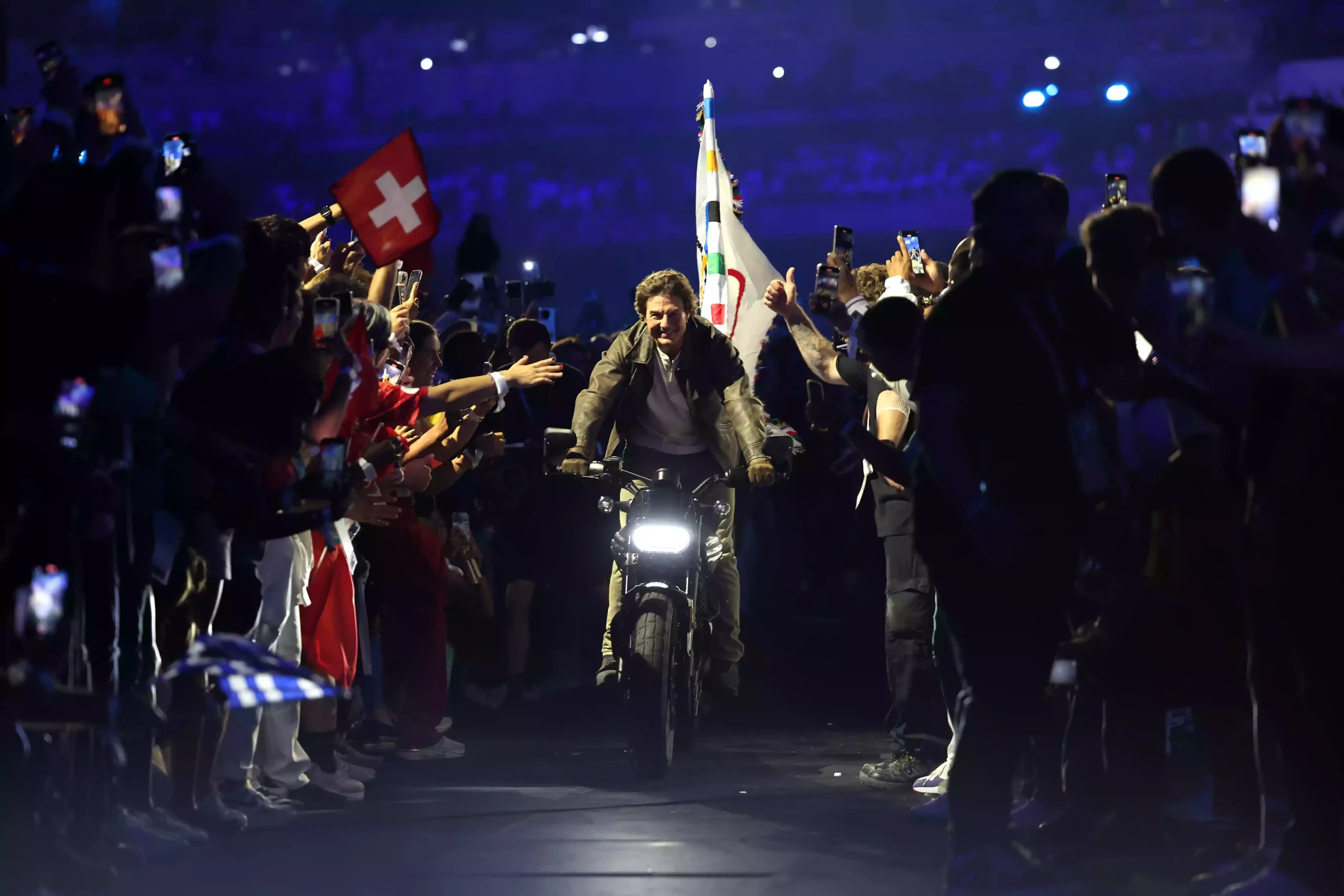 WATCH: Tom Cruise Hands Paris Olympics Off to Los Angeles in Cross-Country, Skydiving Stunt at Closing Ceremony