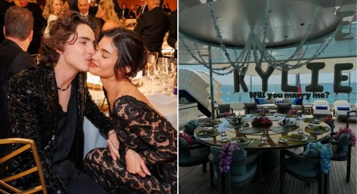 Kylie Jenner, 27, is engaged to boyfriend Timothée Chalamet, 28, after the Actor recently threw his fiancée Kylie Jenner a LAVISH Surprise Party for her birthday and also announce they are expecting a… See More