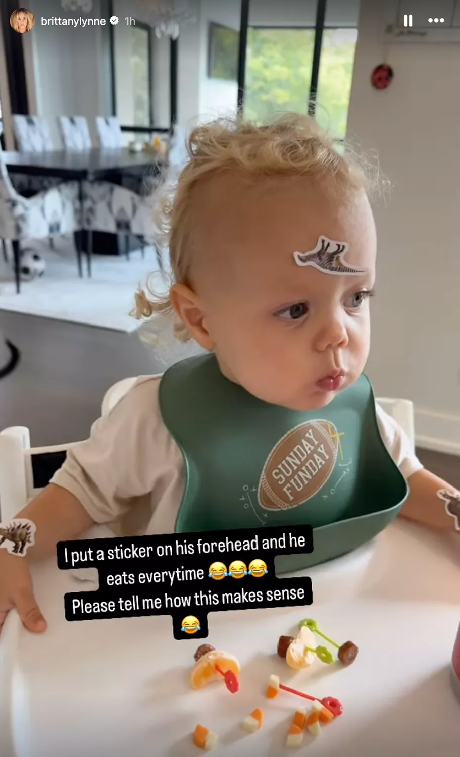 CELEBRITY PARENTING: Brittany Mahomes Shares Her Trick for Getting Son Bronze to Eat: 'Please Tell Me How This Makes Sense'