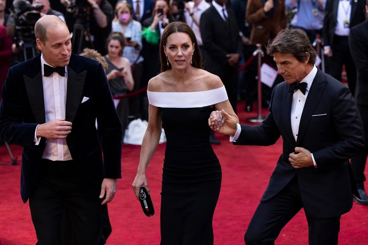 Video of Prince William Looking Uncomfortable With Kate and Tom Cruise Goes Viral After Prince Attends Event With Actor While the Princess Recovers