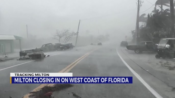 The Latest: Hurricane Milton lands near Siesta Key, Florida, as a Category 3 storm: Videos posted to Reddit and other social media sites showed large funnel clouds over neighborhoods in Palm Beach County and elsewhere in the state