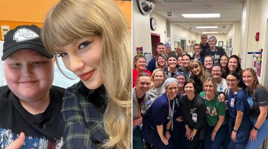 BREAKING: Taylor Swift and Travis Kelce visit the Children’s Mercy Hospital in Kansas and donated a staggering amount for Healthcare and promise to build… “Where does she get the energy to do this after just concluding a 3 year tour” – See Details and Photos 