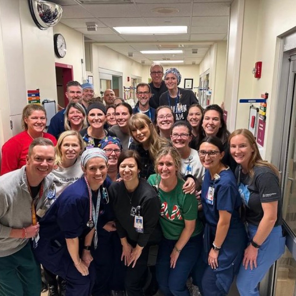 BREAKING: Taylor Swift and Travis Kelce visit the Children’s Mercy Hospital in Kansas and donated a staggering amount for Healthcare and promise to build… “Where does she get the energy to do this after just concluding a 3 year tour” – See Details and Photos 