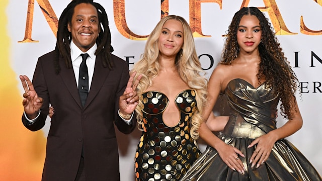 Jay-Z, Beyoncé, and Blue Ivy Put on a united front in rare red carpet appearance amid a turbulent time for Jay-Z, who has been named in a shocking civil lawsuit alongside Sean “Diddy” Combs, 