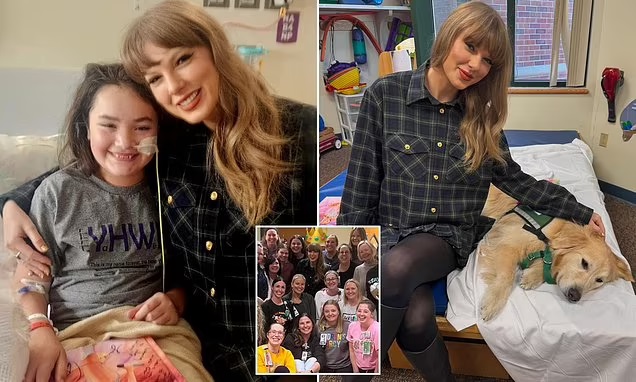 BREAKING: Taylor Swift and Travis Kelce visit the Children’s Mercy Hospital in Kansas and donated a staggering amount for Healthcare and promise to build… “Where does she get the energy to do this after just concluding a 3 year tour” – See Details and Photos 