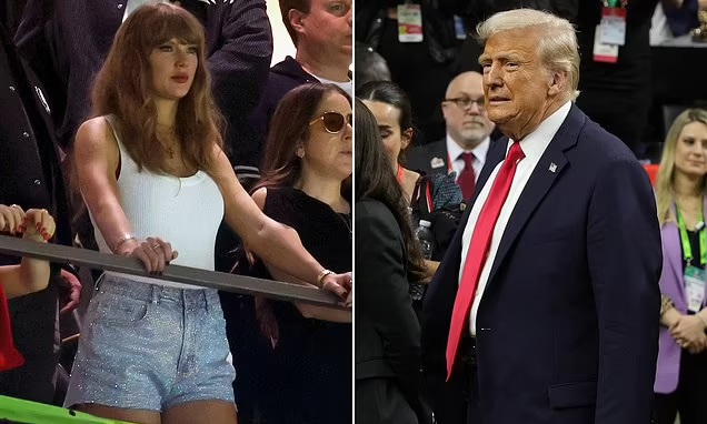 Breaking: President Donald Trump Admits He Supported The Philadelphia Eagles Over Chiefs Due to Taylor Swift’s Actions at Super Bowl