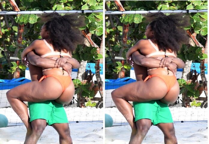 Serena Williams Spotted in Cheetah Bikini on Miami Beach pics