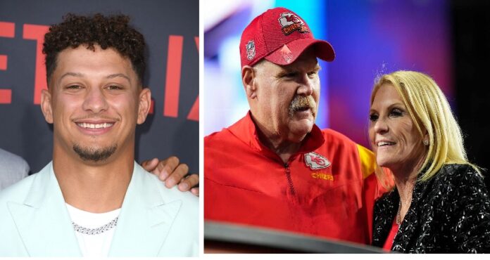 Patrick Mahomes reacts to Andy Reid's wife pregnancy