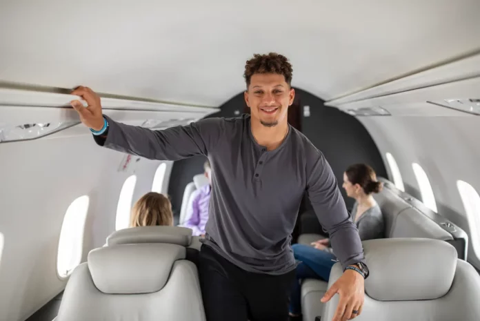 An inside look into Patrick Mahomes' private jet
