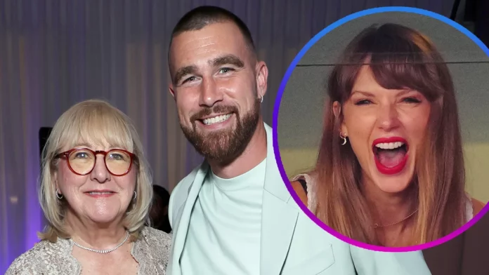 Overwhelmed Mom Donna Kelce couldn't help it but sheds Tears of Joy after Son Travis shared a Joyful news about Taylor