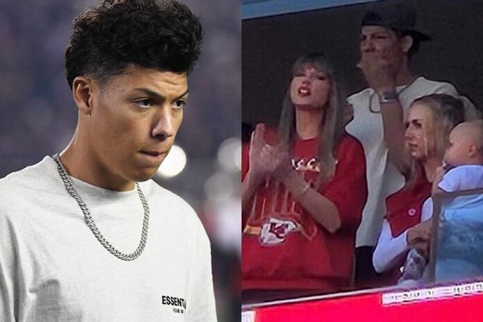 Breaking news : Shocking as Taylor Swift revealed how Patrick Mahomes Brother Jackson kissed her off camera without her notice at Chiefs game
