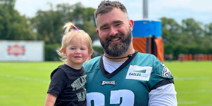 Jason and Kylie Kelce's 4-year-old daughter, Wyatt, proved that she is a 