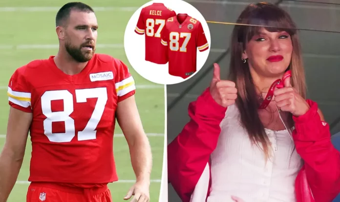 Travis Kelce's Jersey Sales Spike 400 Percent Amid Taylor Swift Dating