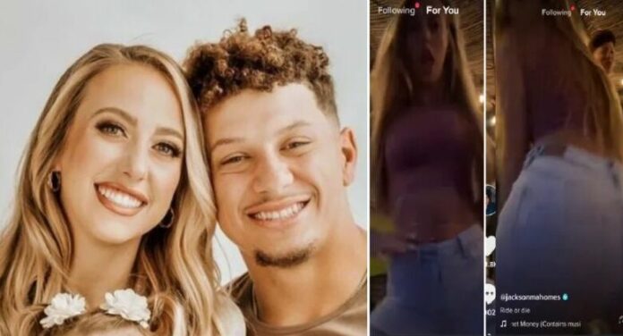 NFL Fans Spot Something Odd About Brittany Mahomes’ Family Photo