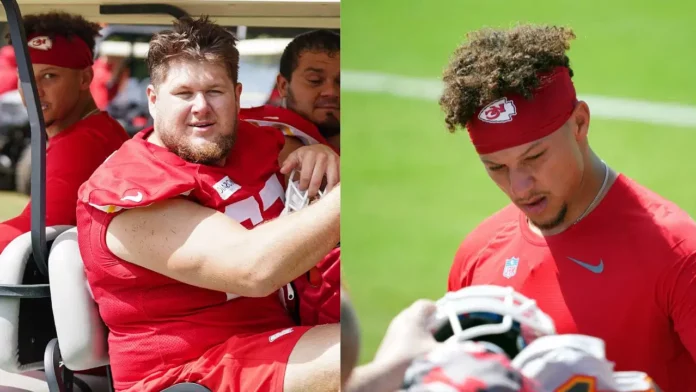 Kansas City Chiefs Creed Humphrey honored in hometown as he offered to help the kid's with Patrick Mahomes