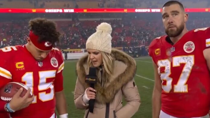 Despite Being a Half of “Best Bundle in the League”, Travis Kelce Makes a Heartfelt Prayer to Patrick Mahomes With His On-Field Identity in Danger