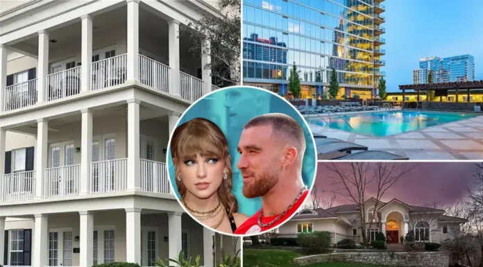 But there’s no comparing the cozy confines of Kelce’s digs to his new flame Taylor Swift’s jaw-dropping $150 million real estate empire that stretches from coast to coast
