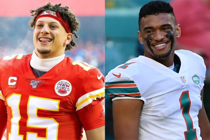 Dolphins QB Tua Tagovailoa drops a Shocking and disrespectful Message to Patrick Mahomes against Chiefs vs. Dolphins Week 9