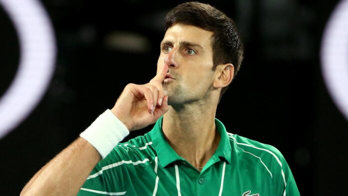 Accusation- Novak Djokovic that's disrespectful