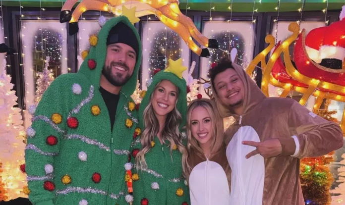 Taylor Swift Fans Are Convinced She and Travis Kelce Wore Matching Squirrel Sweaters to Holiday Party