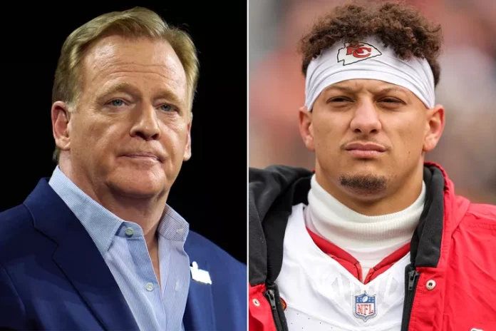 NFL Commissioner Roger Goodell Defends Call That Upset Patrick Mahomes