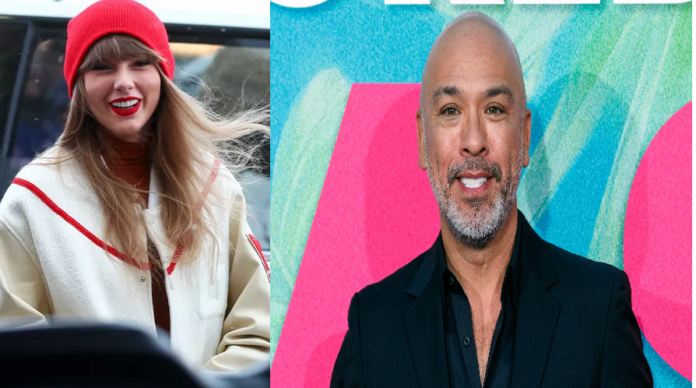 omg!!! Jo Koy arrives in Buffalo to cheer on Taylor - Travis and the Chiefs against the Bills..' shows how sorry he was after the Golden Globes awful Jokes and she look amazed