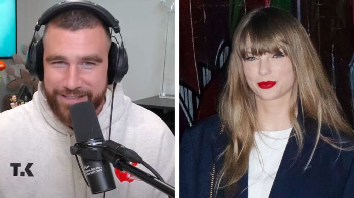 Travis Kelce talked about his “fun” New Year’s Eve, which he spent with Taylor Swift