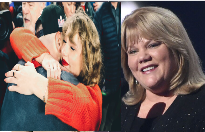 ' Sorry I couldn't hold Back the sweet secrets' Overwhelmed Taylor swift Mom Andrea disclosed what Travis Kelce told her 3 days age about engaging her daughter ; You’re the best spider-slaying, garbage tossing husband there is!
