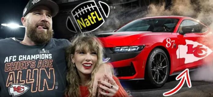 watch : Taylor swift gifted Travis Kelce a ' Limited-Edition' Mustang worth $45m to celebrate AFC champion