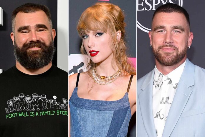 Taylor Swift sends Kind words to Jason Kelce and his wife Kylie Kelce 