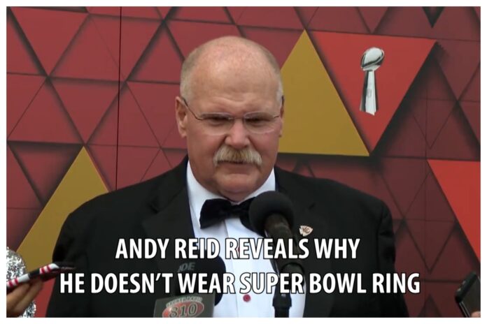 Andy 'romantic' Reid reveals the touching reason he doesn't wear his Super Bowl rings