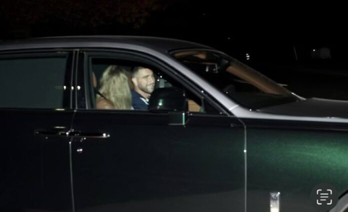 EXCLUSIVE Taylor Swift appears to stay the night at 'boyfriend' Travis Kelce's Kansas City home as the new couple prepare to 'spend the weekend together' after the pop star latest win