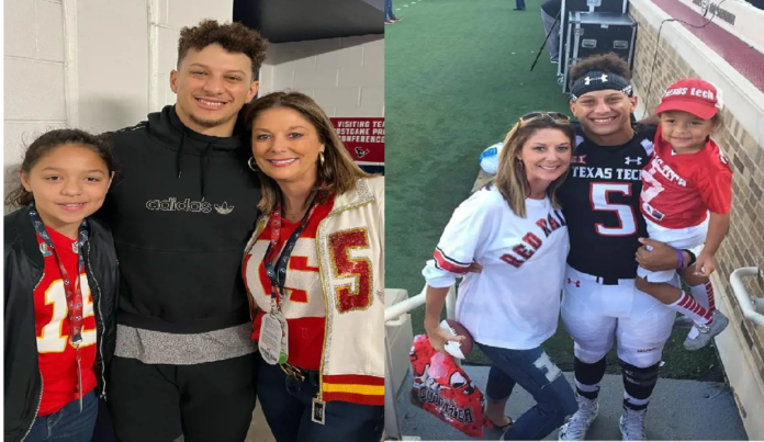 Patrick mahomes congratulate baby sister Mia on her new achievement ‘ first contract ever , it runs in the blood