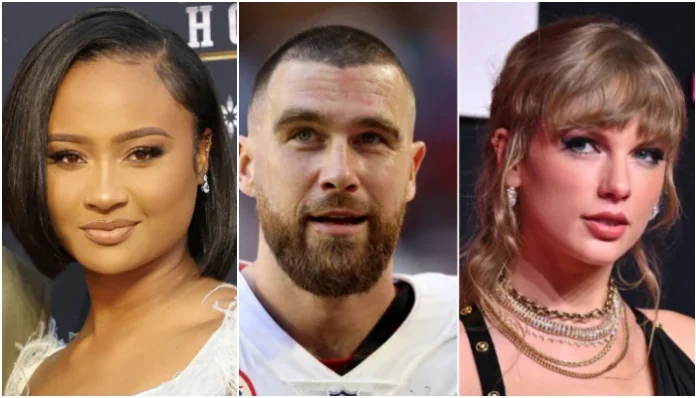 ex-girlfriend Kayla Nicole drops scandalous secrets of Taylor swift , Mom Donna Kelce disappointed and Travis mad ' This might cause him not to marry her as Kayla Nicole vowed to break her relationship