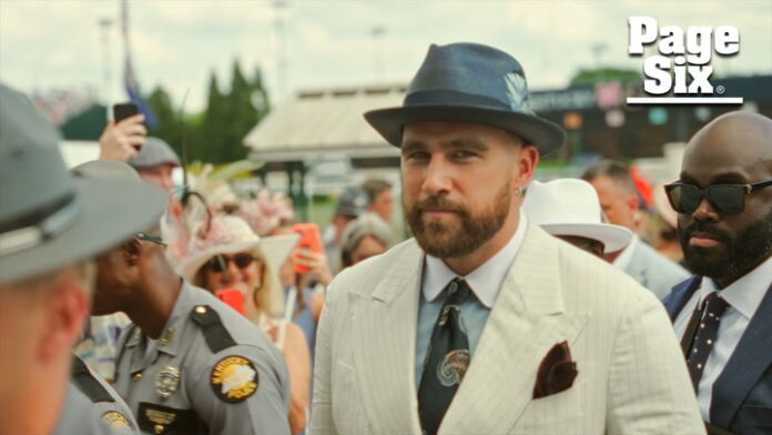 Fans Lose It Over Travis Kelce’s Fashionable Outfit for 2024 Kentucky Derby “The Cap doesn’t fit, He needs to attend a fashion school”