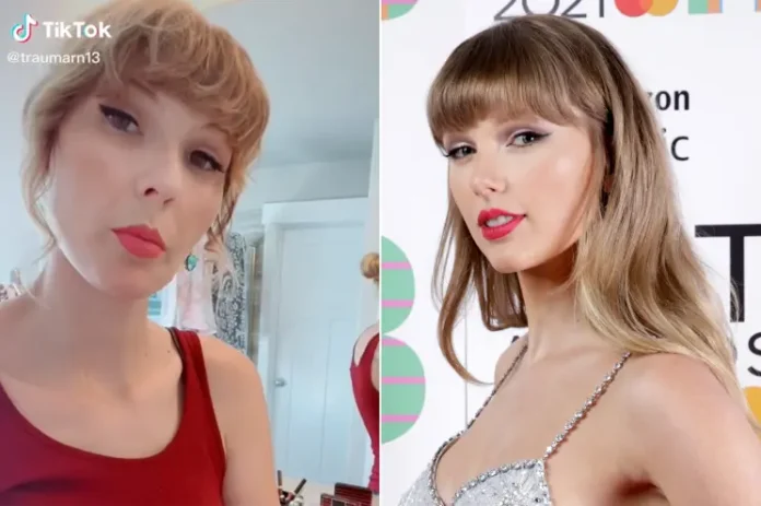 There's no shaking off this lookalike! Meet Taylor Swift's 21-year-old lookalike cousin - who even has the exact SAME NAME as her chart-topping relative