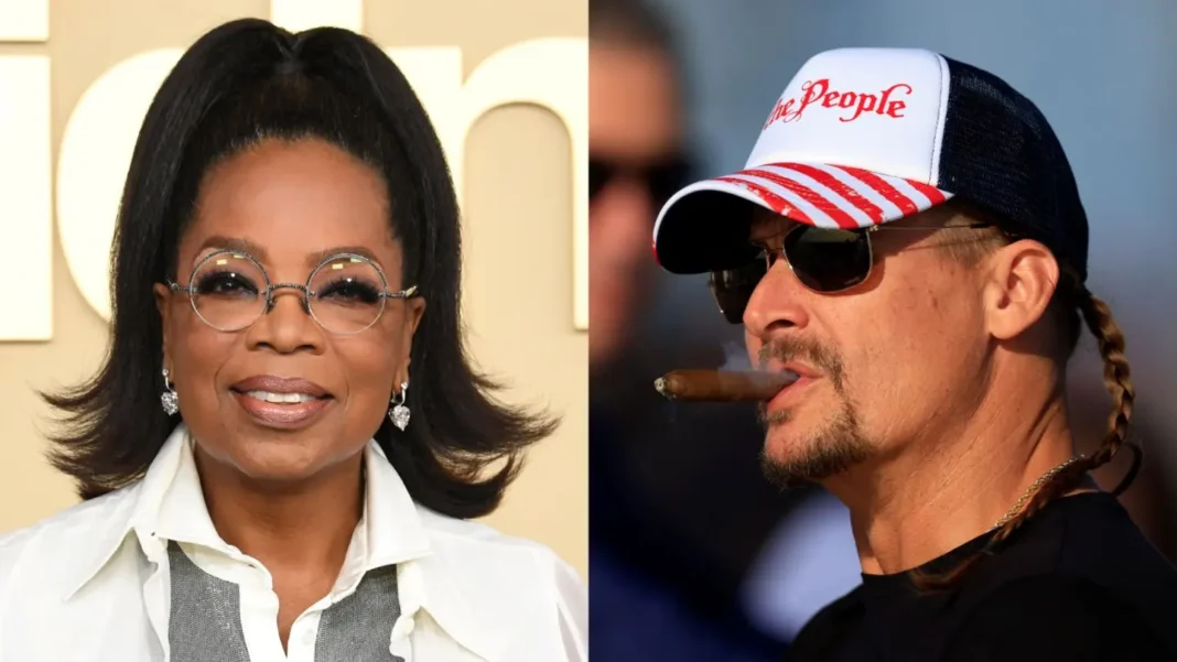 Kid Rock called Oprah Winfrey a “fr*ud” after the television icon endorsed…. See more