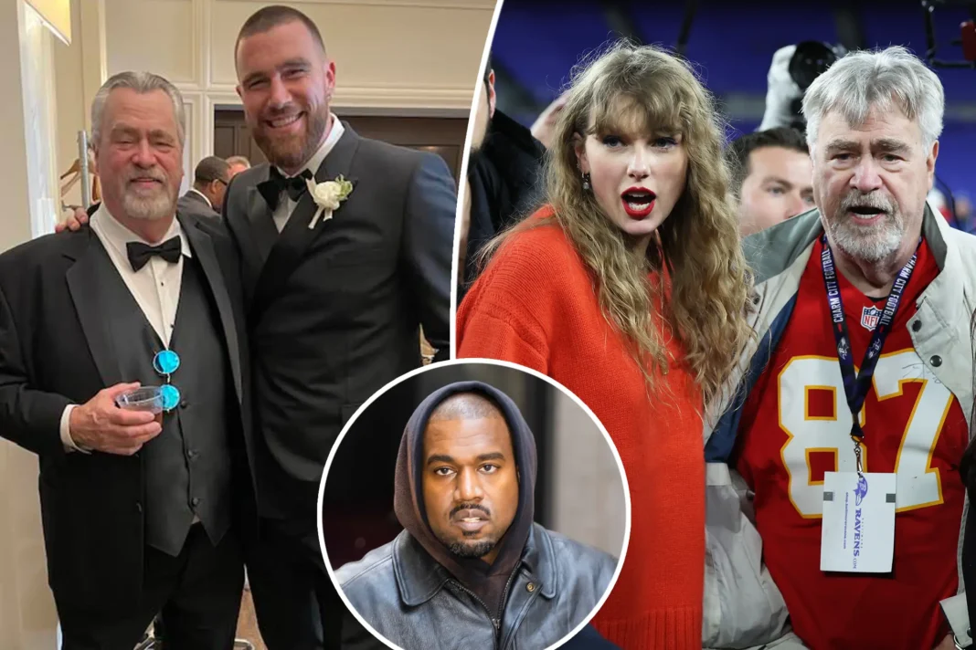 Take my son out of your dwarf and rotten mouth: Ed Kelce, father of NFL star Travis Kelce, recently expressed strong disapproval towards Kanye West after his son and Taylor Swift were mentioned in the rapper's new song