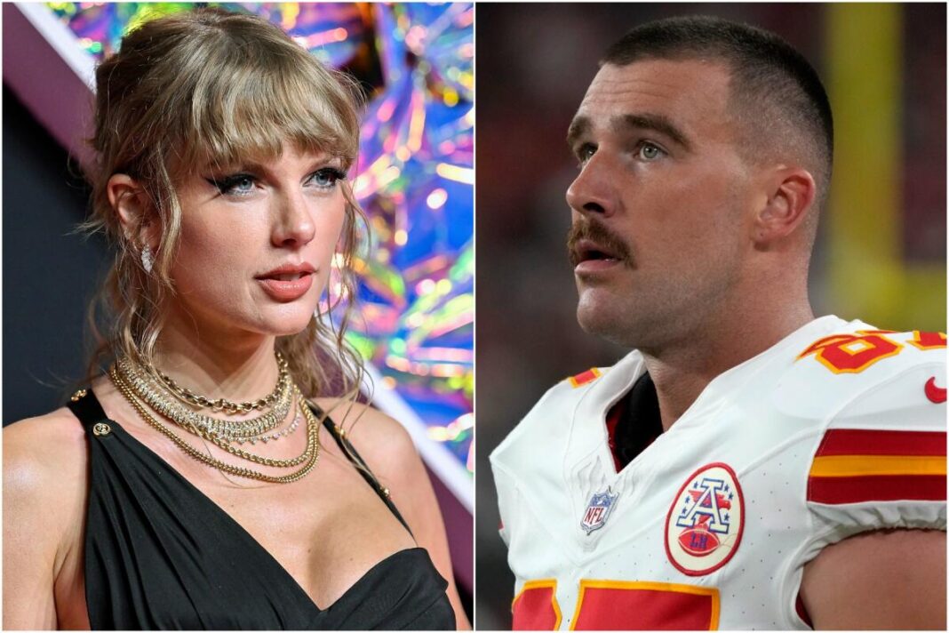 Taylor Swift has been SPOTTED arriving at Jacksonville Airport to show Support for her Boyfriend Travis Kelce's Chiefs VS Jaguars Game Today amid the Popstar's Eras Tour that was Previously Cancelled in Vienna: But Eagle-Eyed Fans noticed something odd on Taylor... See More