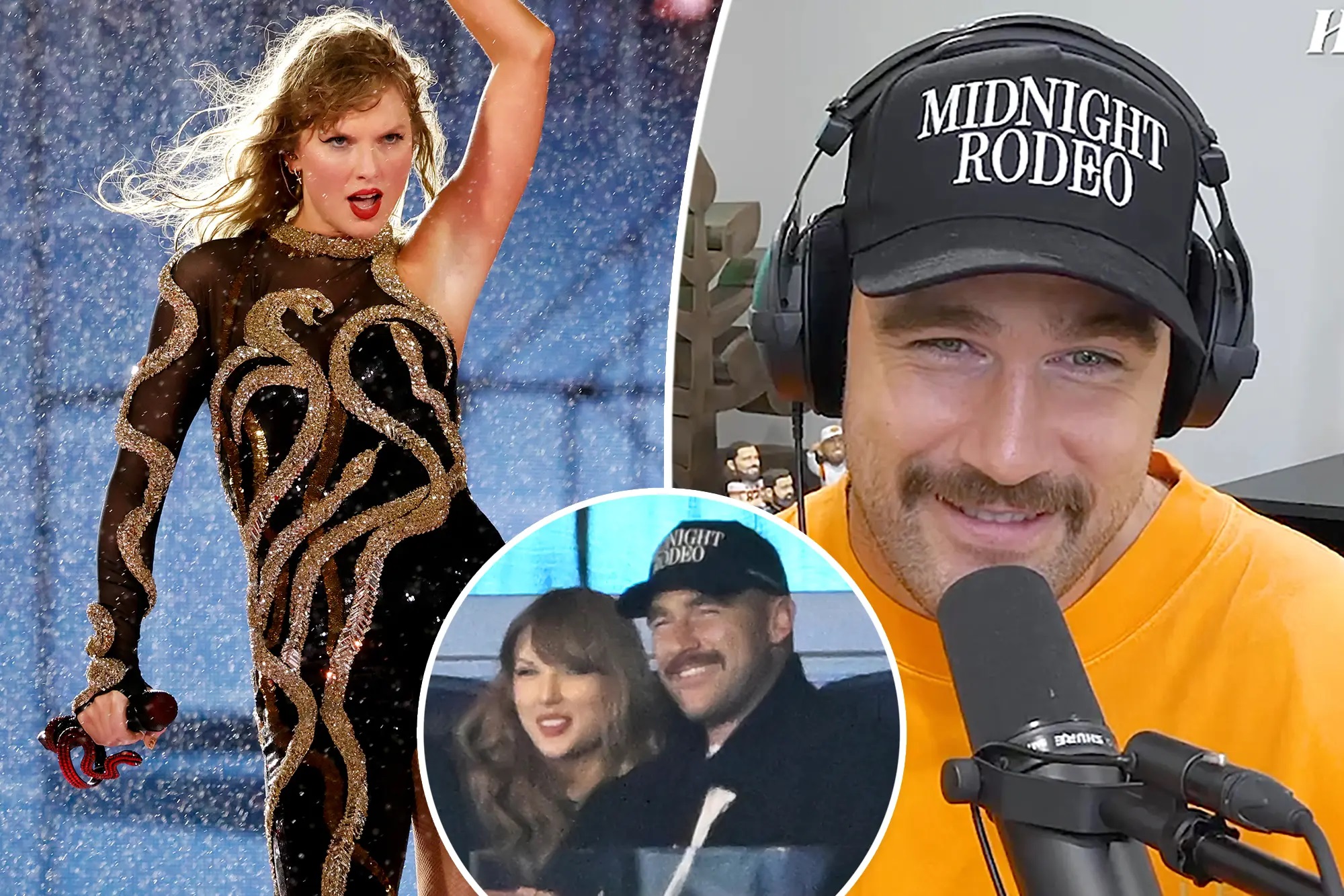 "Tay is Killing it": Travis Kelce and Jason Kelce praised Taylor Swift for performing in the heavy rain at Eras Tour shows in Miami